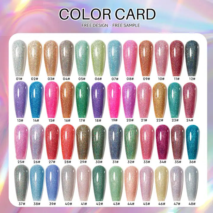 KingGel Gel Color Holographic Collection 1-48