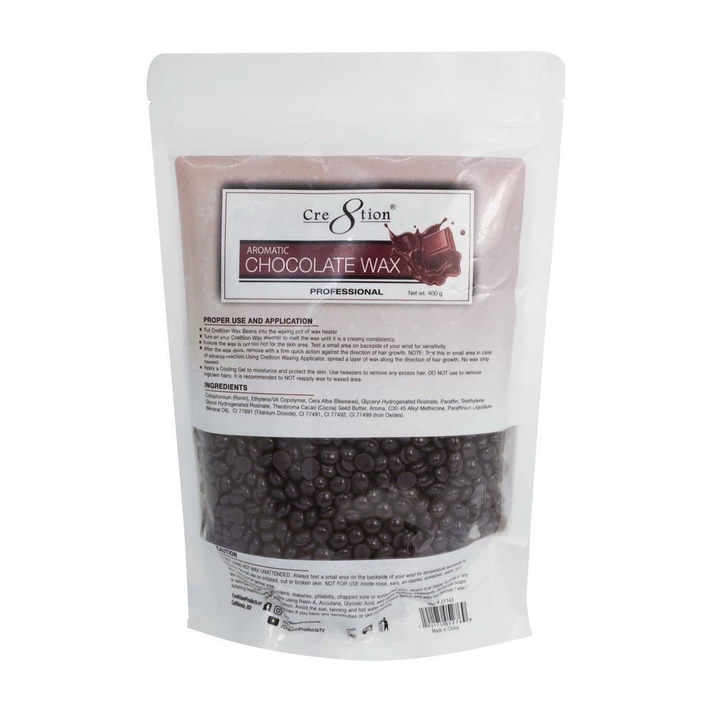 Cre8tion Chocolate Bean Hard Wax, 400 g bag