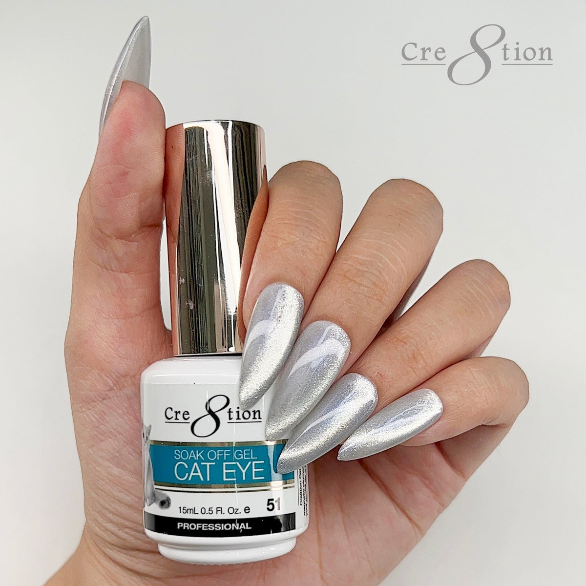 Cre8tion original Cat Eye gel shade #51 (0916-3328), official manufacturer photo
