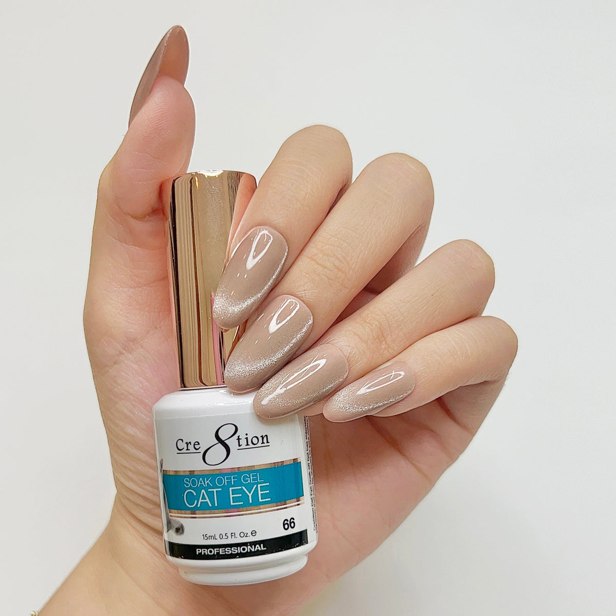 Cre8tion original Cat Eye gel shade #66 (0916-1810), official manufacturer photo