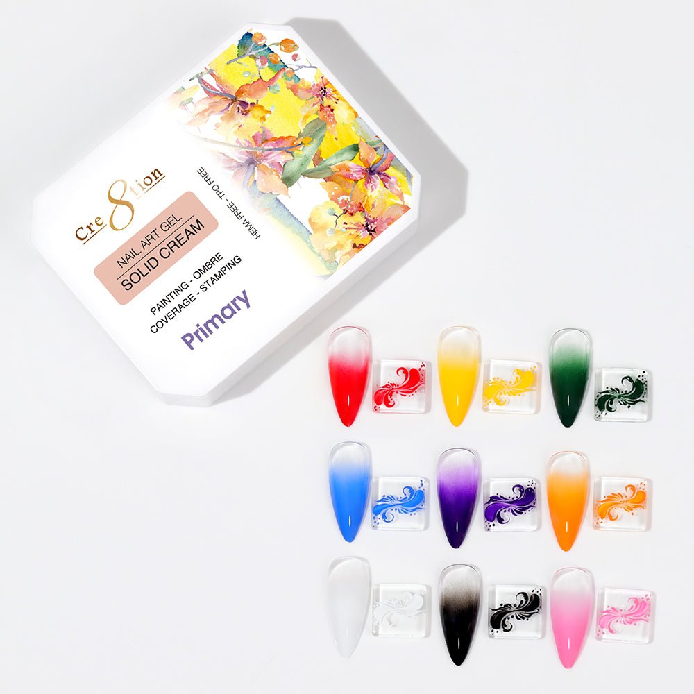 Cre8tion Solid Cream Primary gel palette