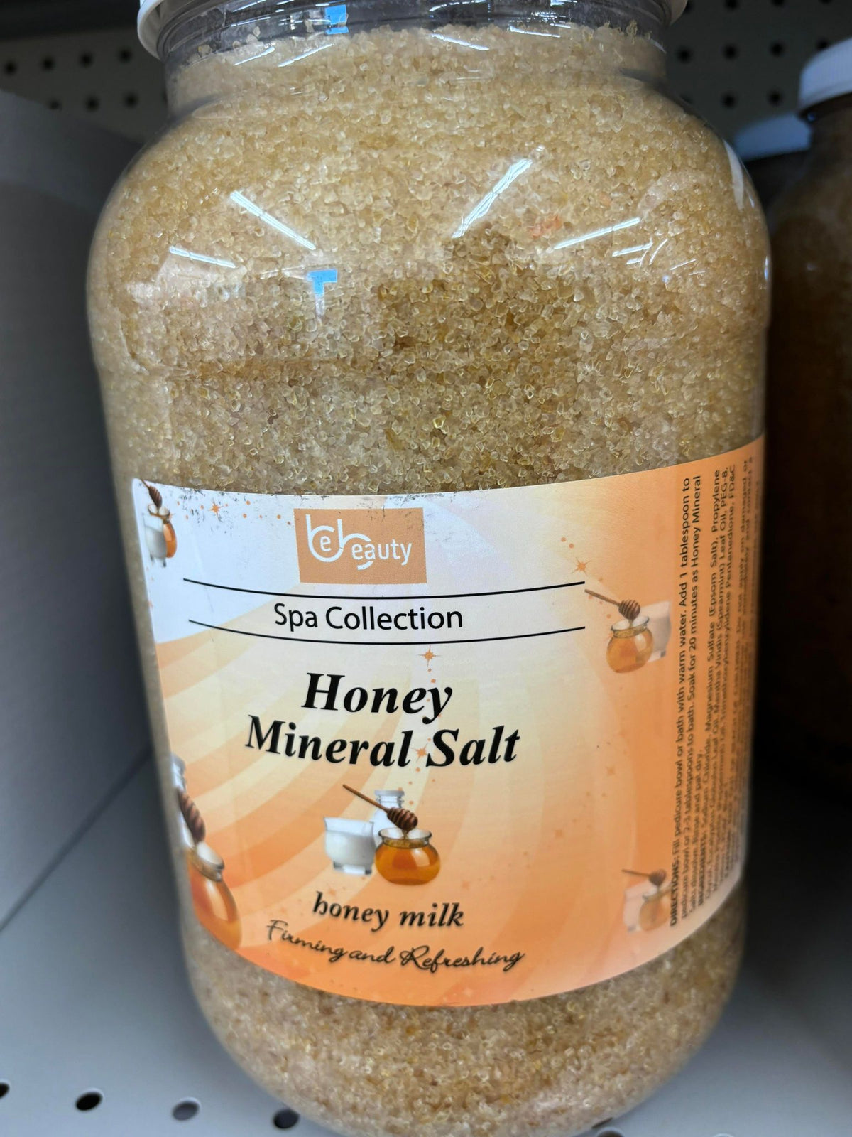 BeBeauty Honey Sugar Scrub, Marine Mask or Mineral Salt – 1 Gallon