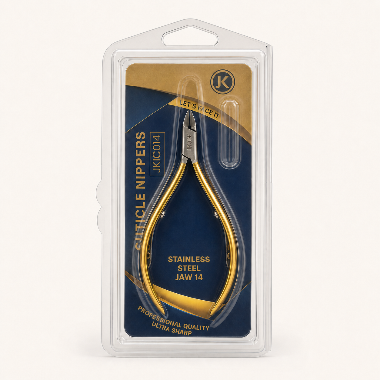 JKIOcean Stainless Steel Jaw 14 Gold packaged nipper