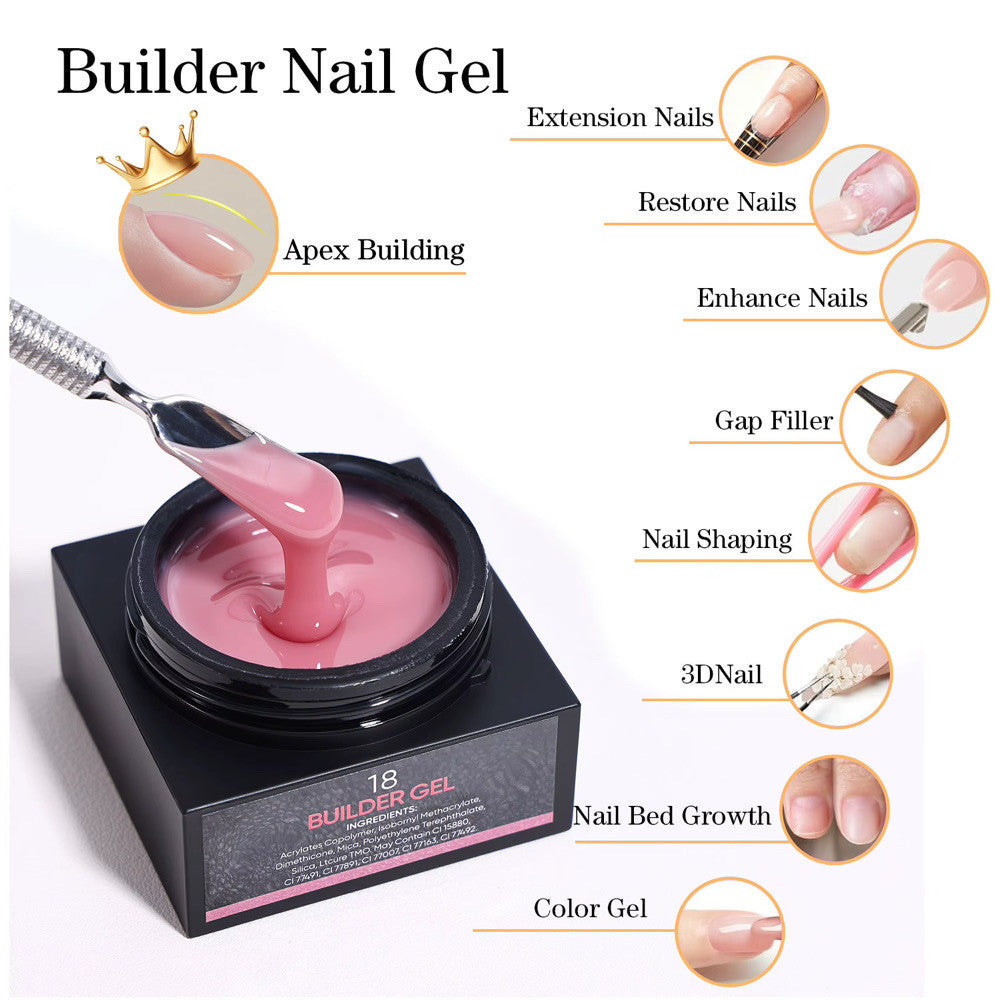 KingGel Builder Gel application examples