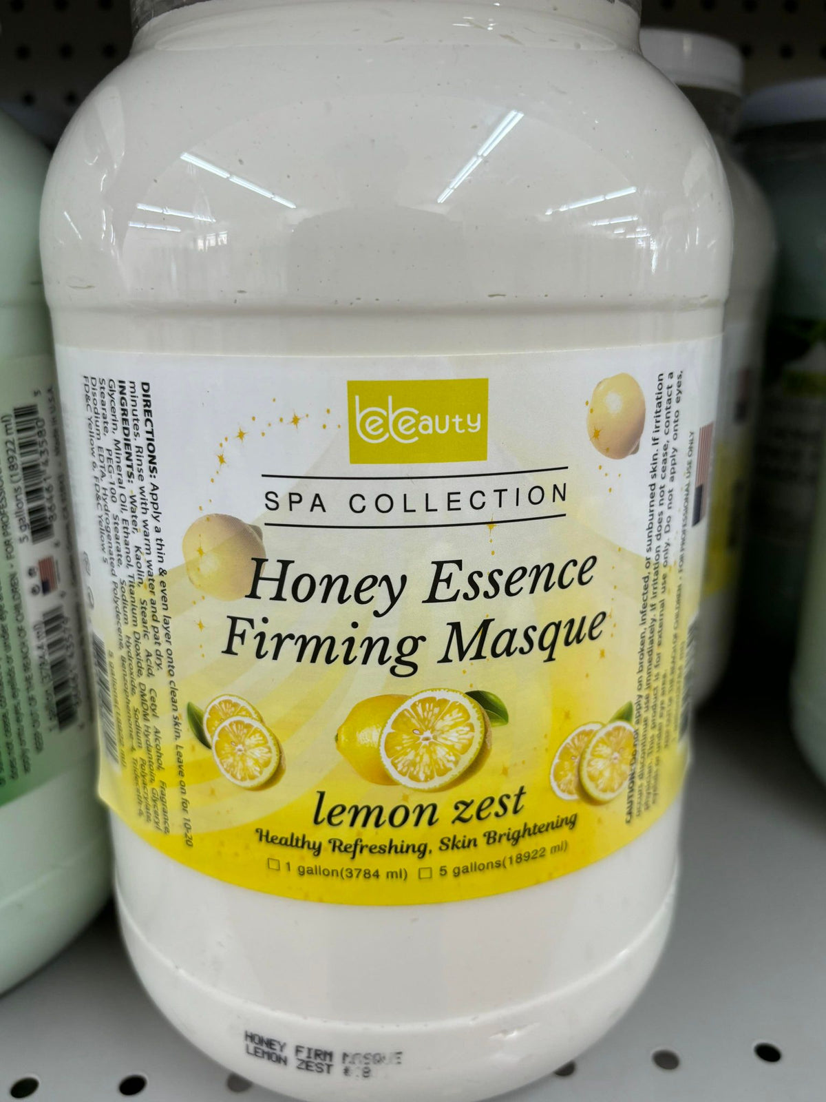 BeBeauty Honey Sugar Scrub, Marine Mask or Mineral Salt – 1 Gallon