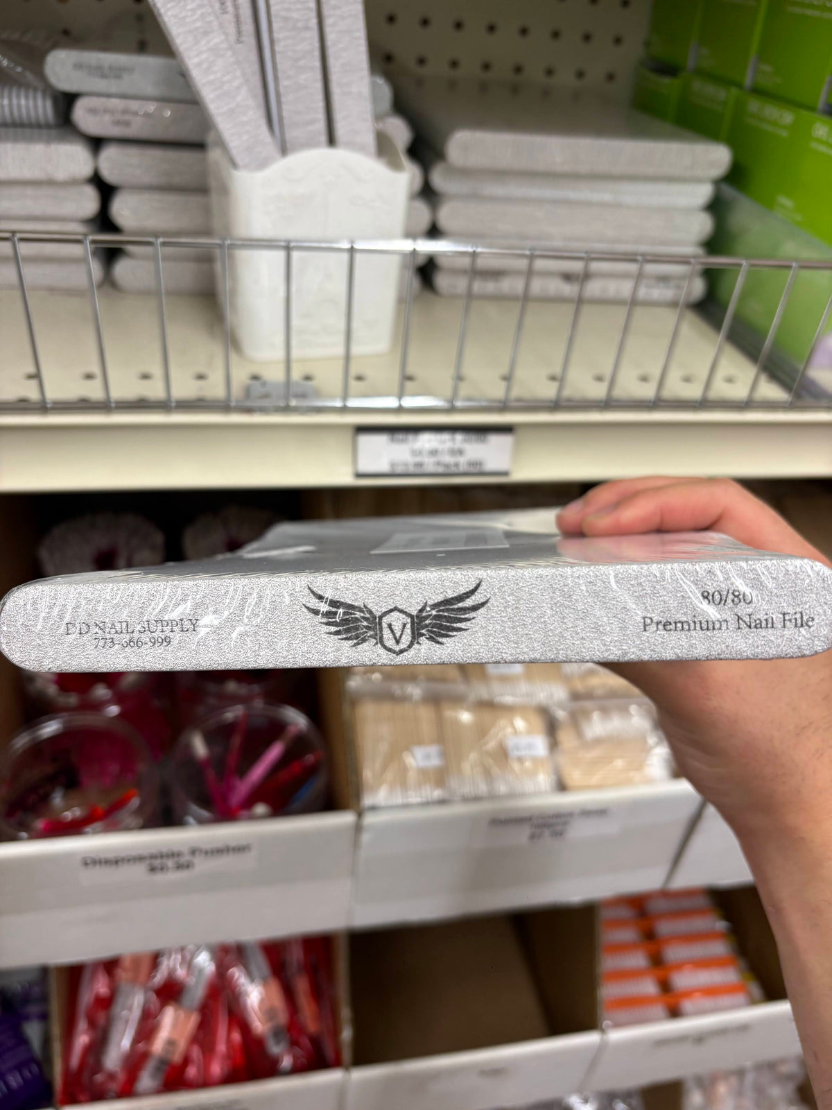 Regular Nail Files - Pack of 50 - 80/80 Zebra