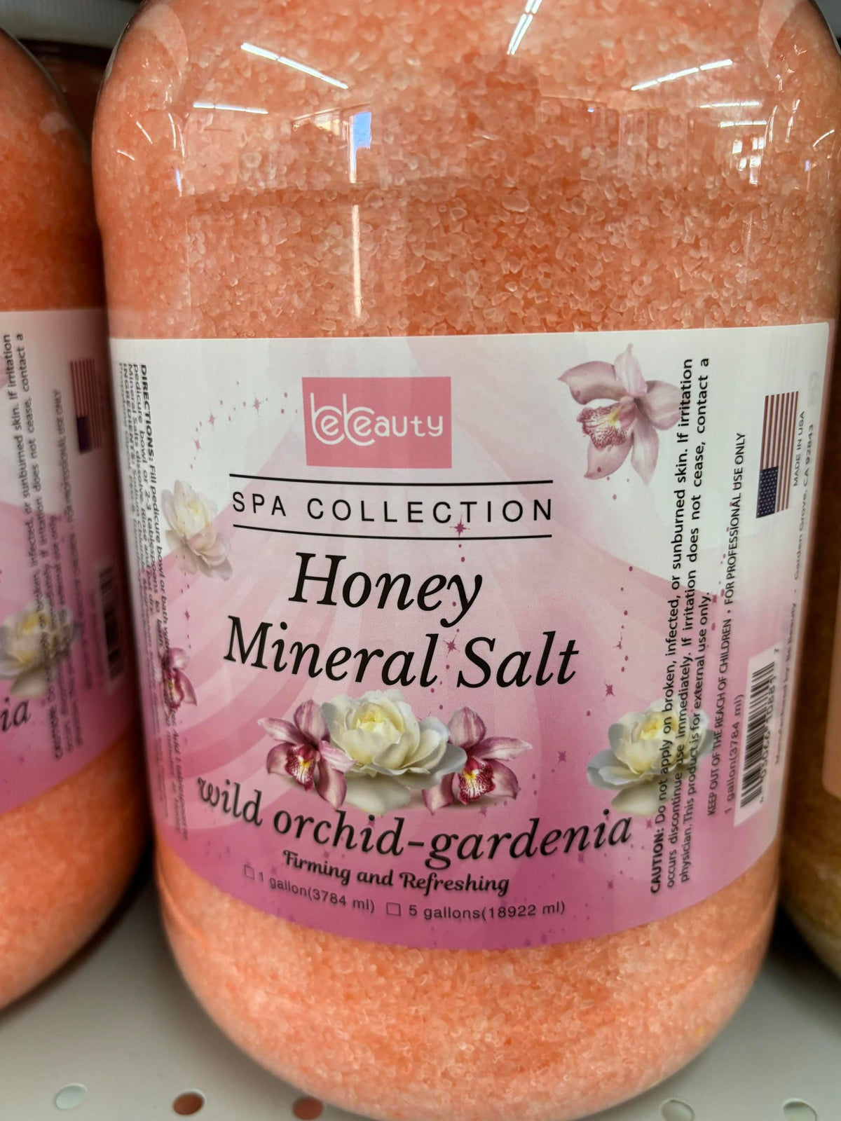 BeBeauty Honey Sugar Scrub, Marine Mask or Mineral Salt – 1 Gallon