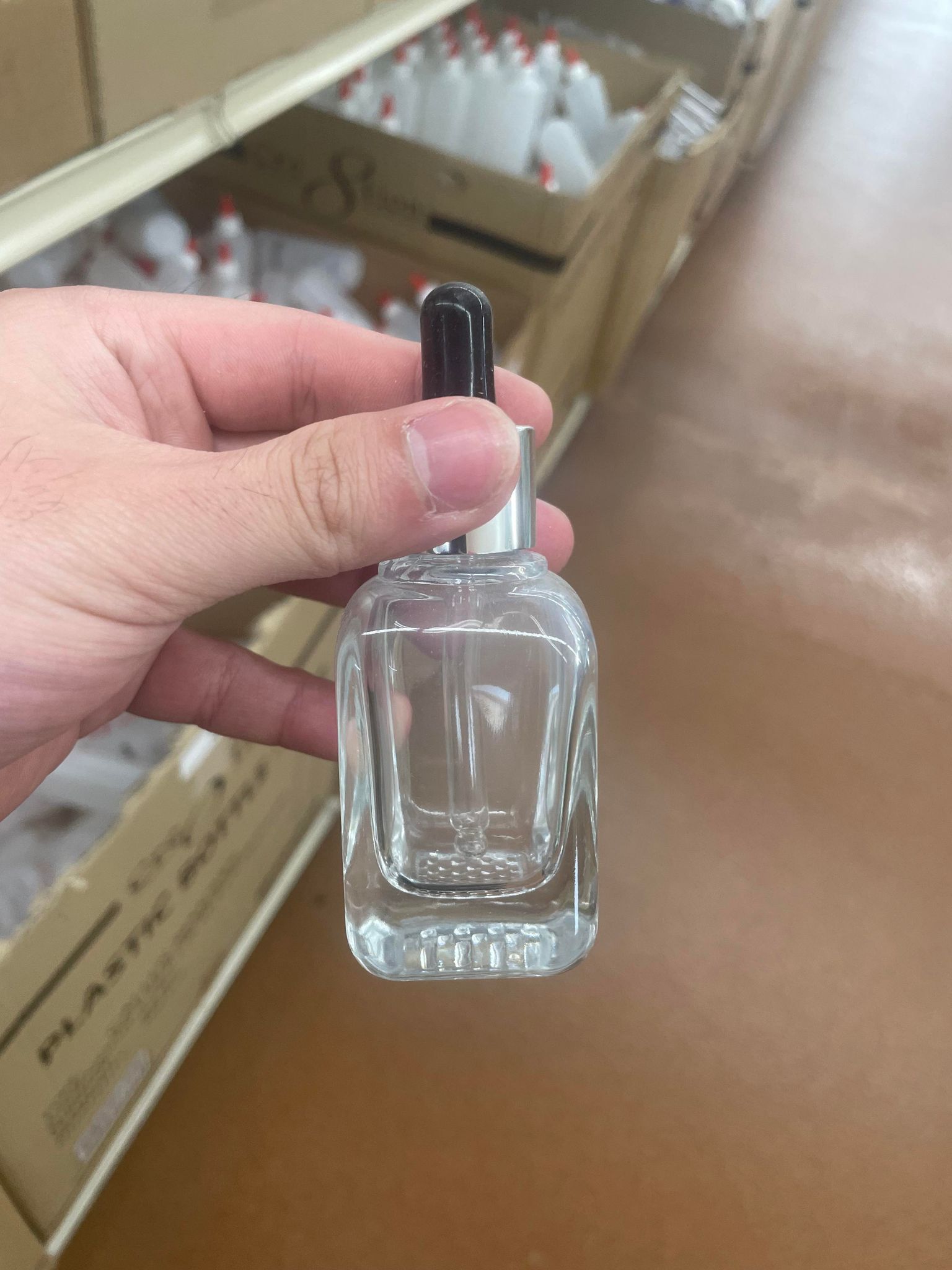 Glass Bottle with Dropper