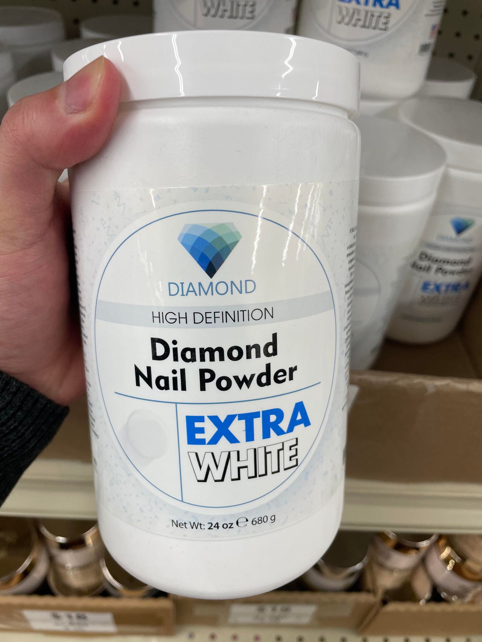 Diamond acrylic store powder