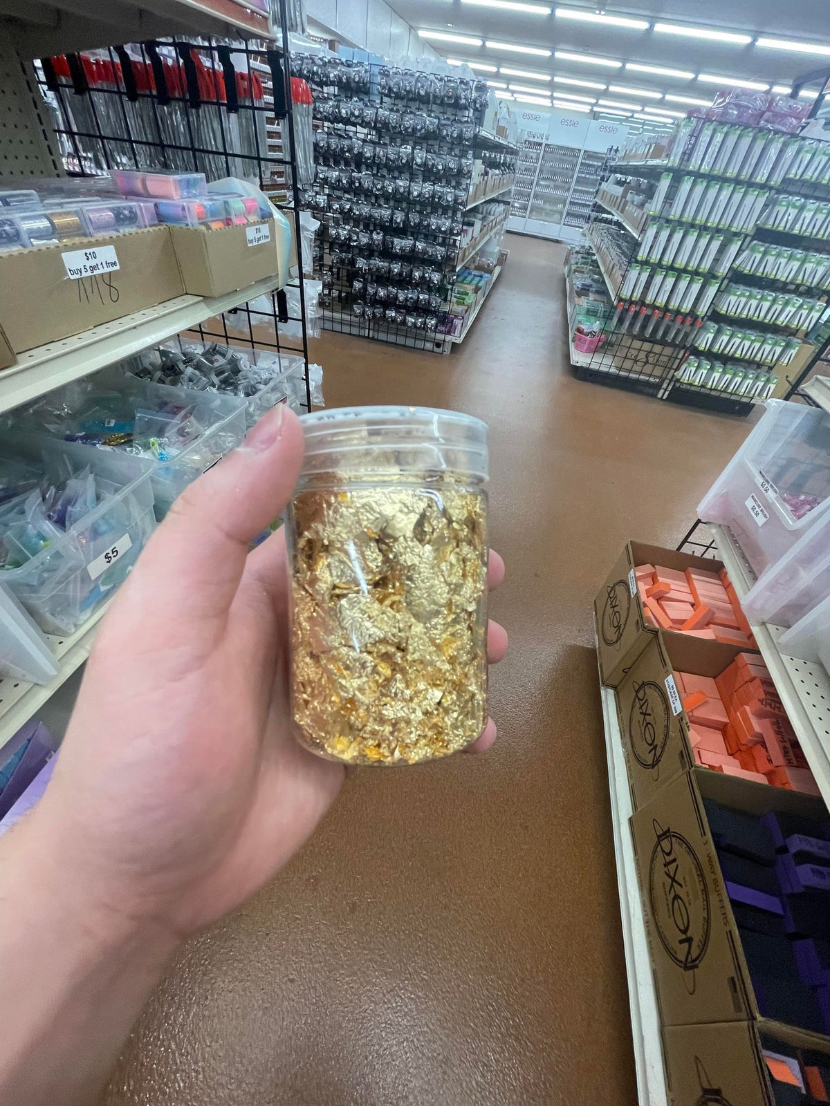 Nail Art Foil Flakes Bottle