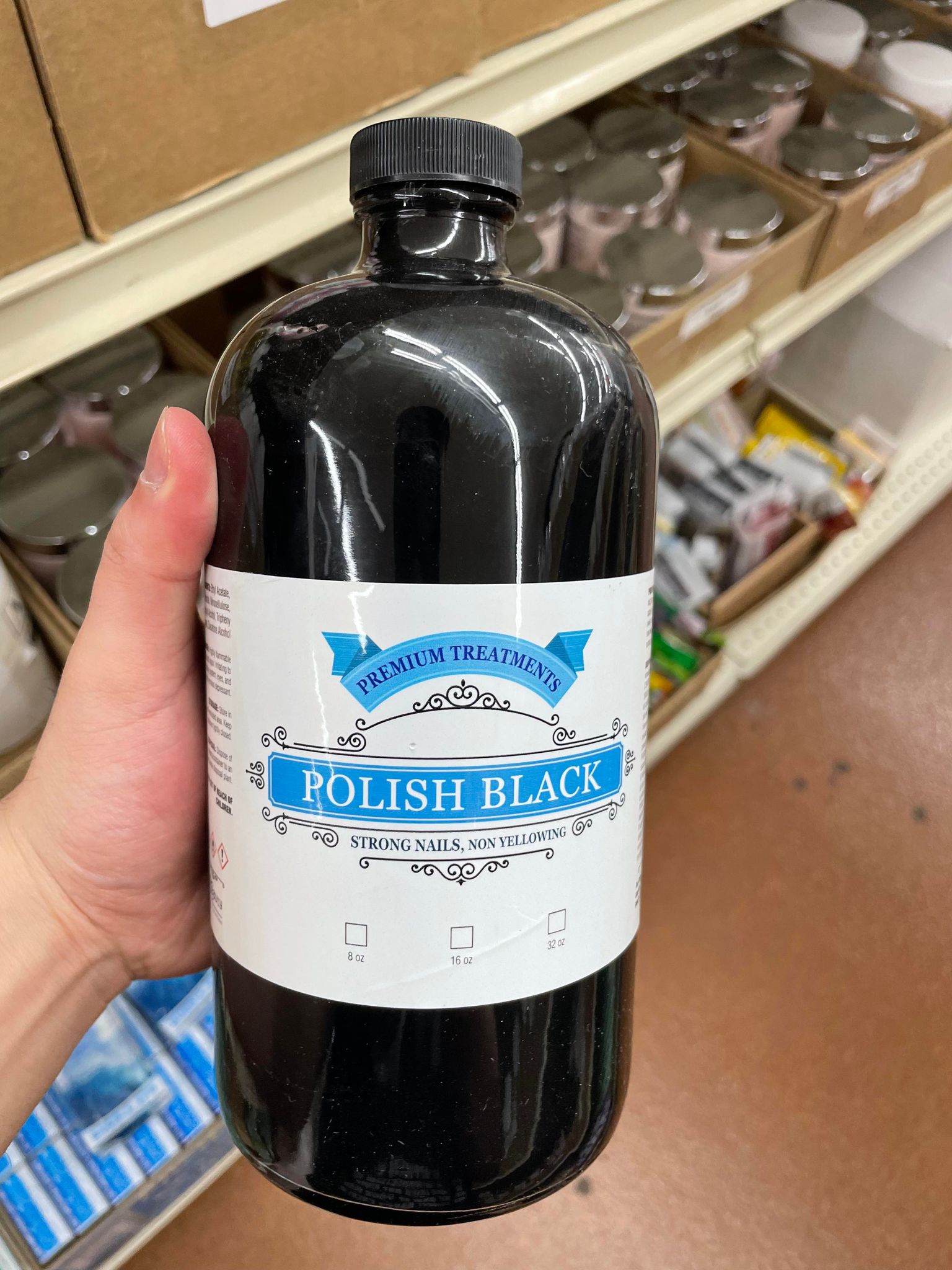 Regular Polish Black / White refill