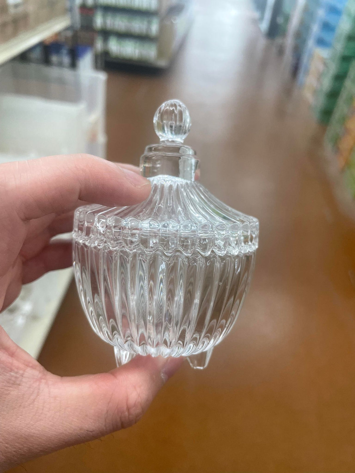 Empty Glass Liquid Cups & Powder Jars