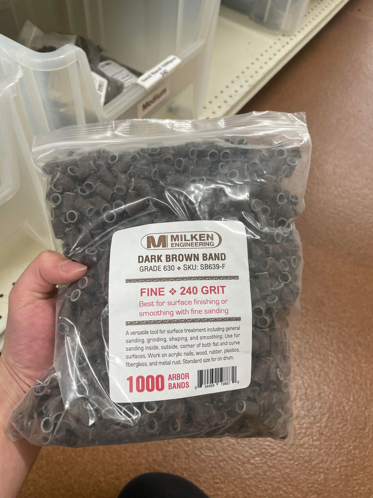 Nail Drill Sanding Bands - Grit & Pack Options