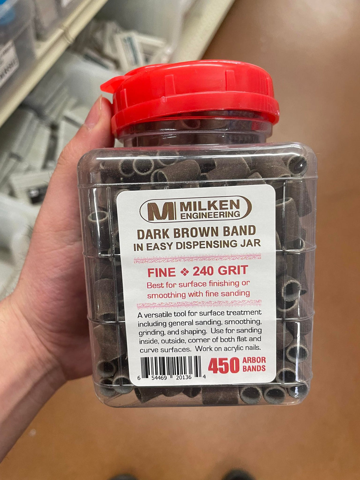 Nail Drill Sanding Bands - Grit & Pack Options