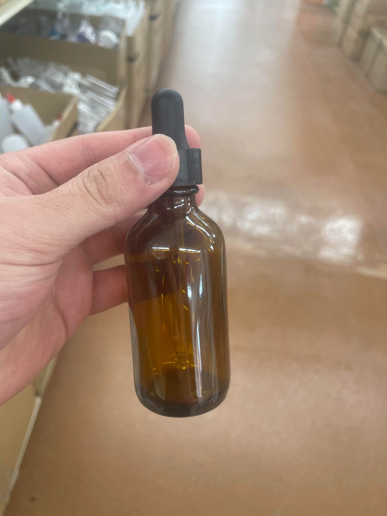 Glass Bottle with Dropper
