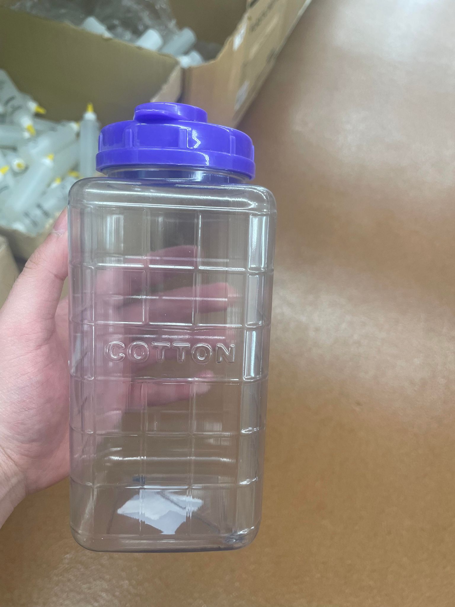 Empty Plastic Bottle with Twist Cap
