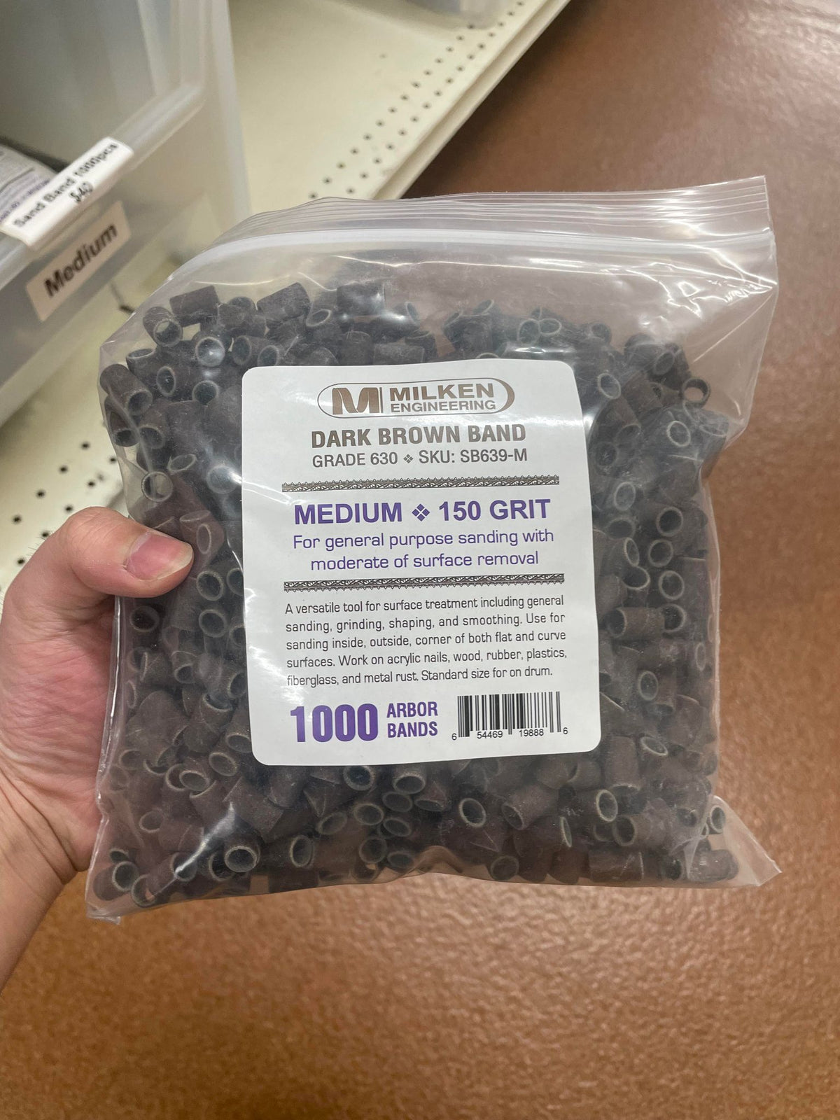 Nail Drill Sanding Bands - Grit & Pack Options