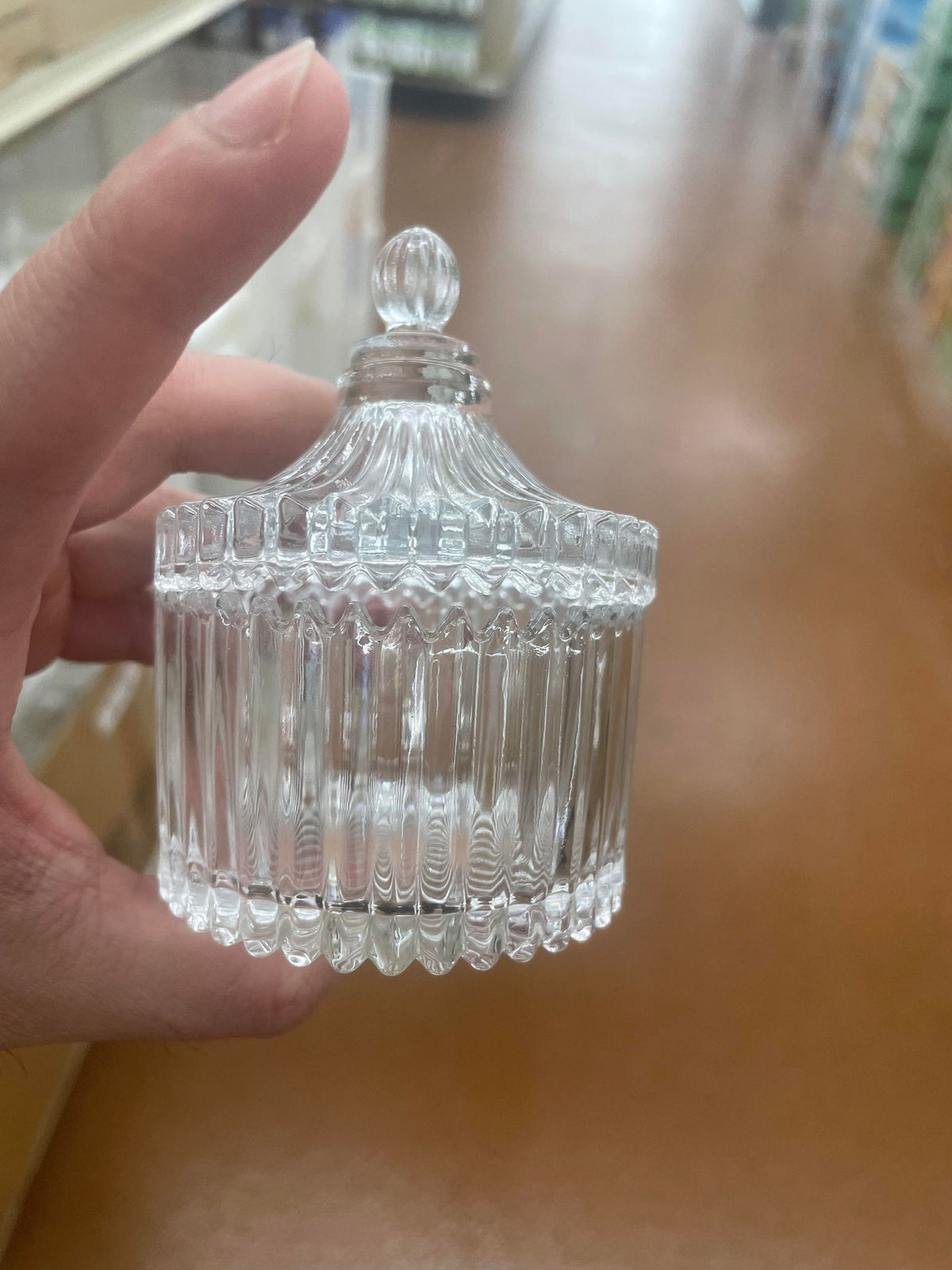 Empty Glass Liquid Cups & Powder Jars