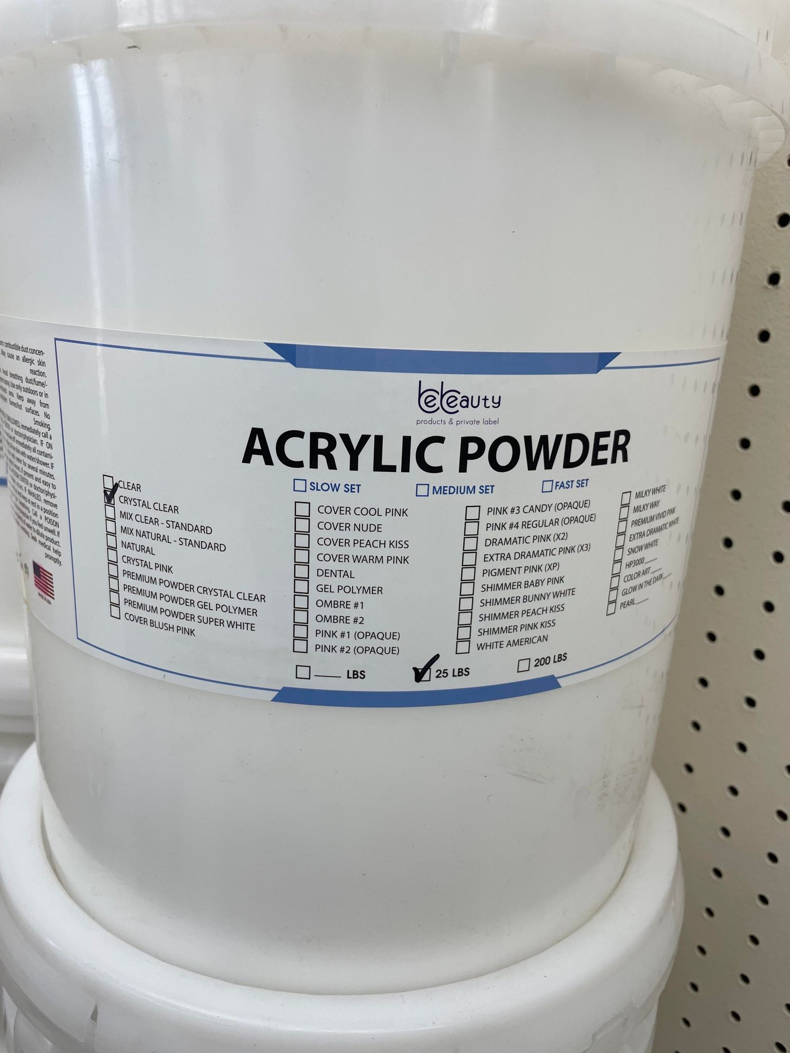 Acrylic Powder BeBeauty 25 ibs