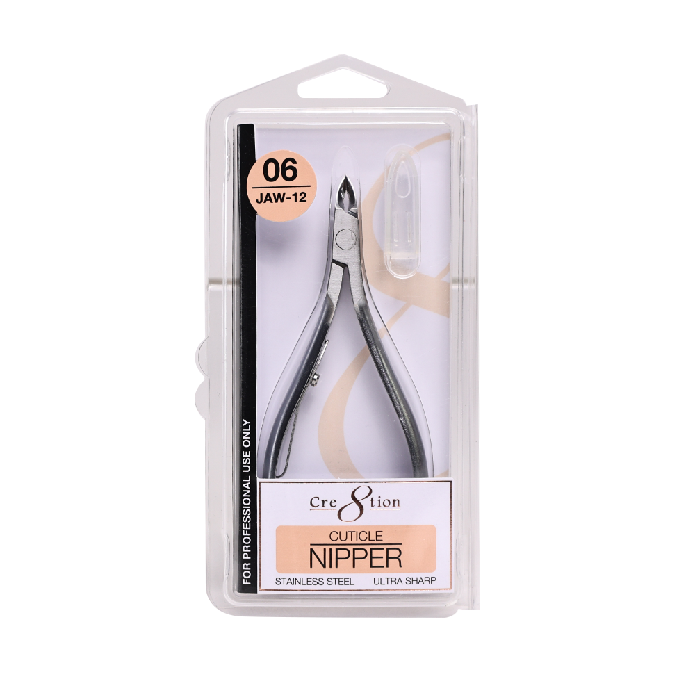 Cre8tion Stainless Steel Cuticle Nippers 06 - jaw #12 shown