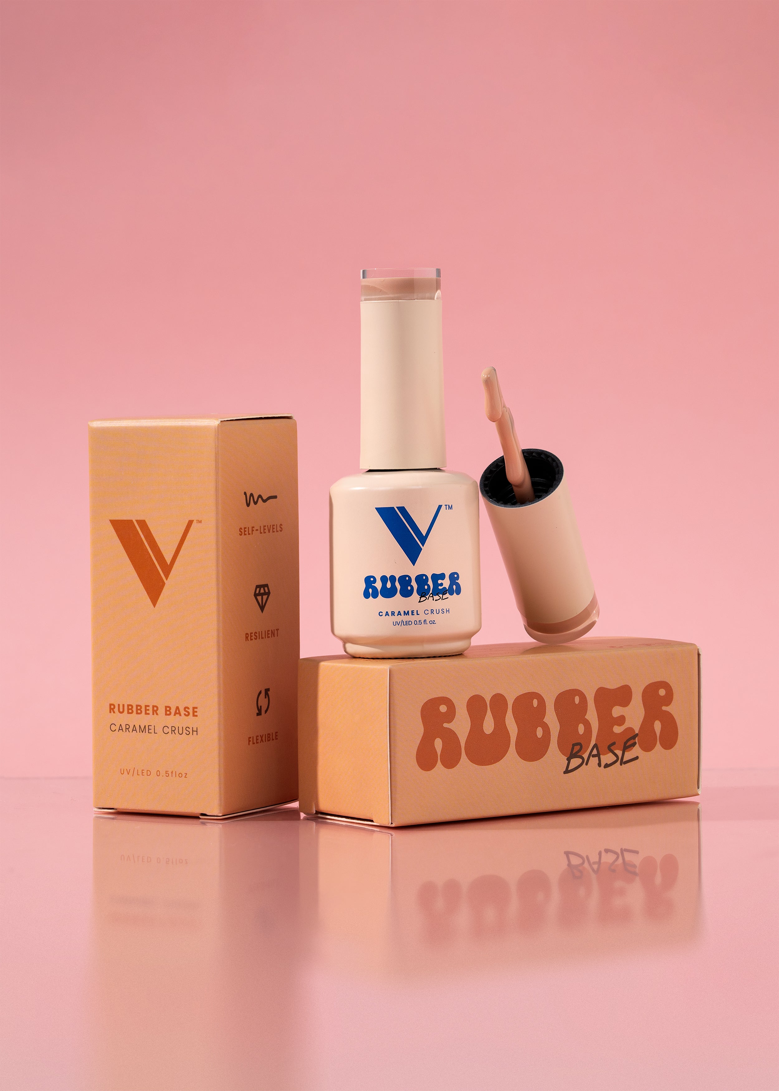 V Beauty Pure Rubber Base Gel - 24 Colors - #12 - Caramel Crush