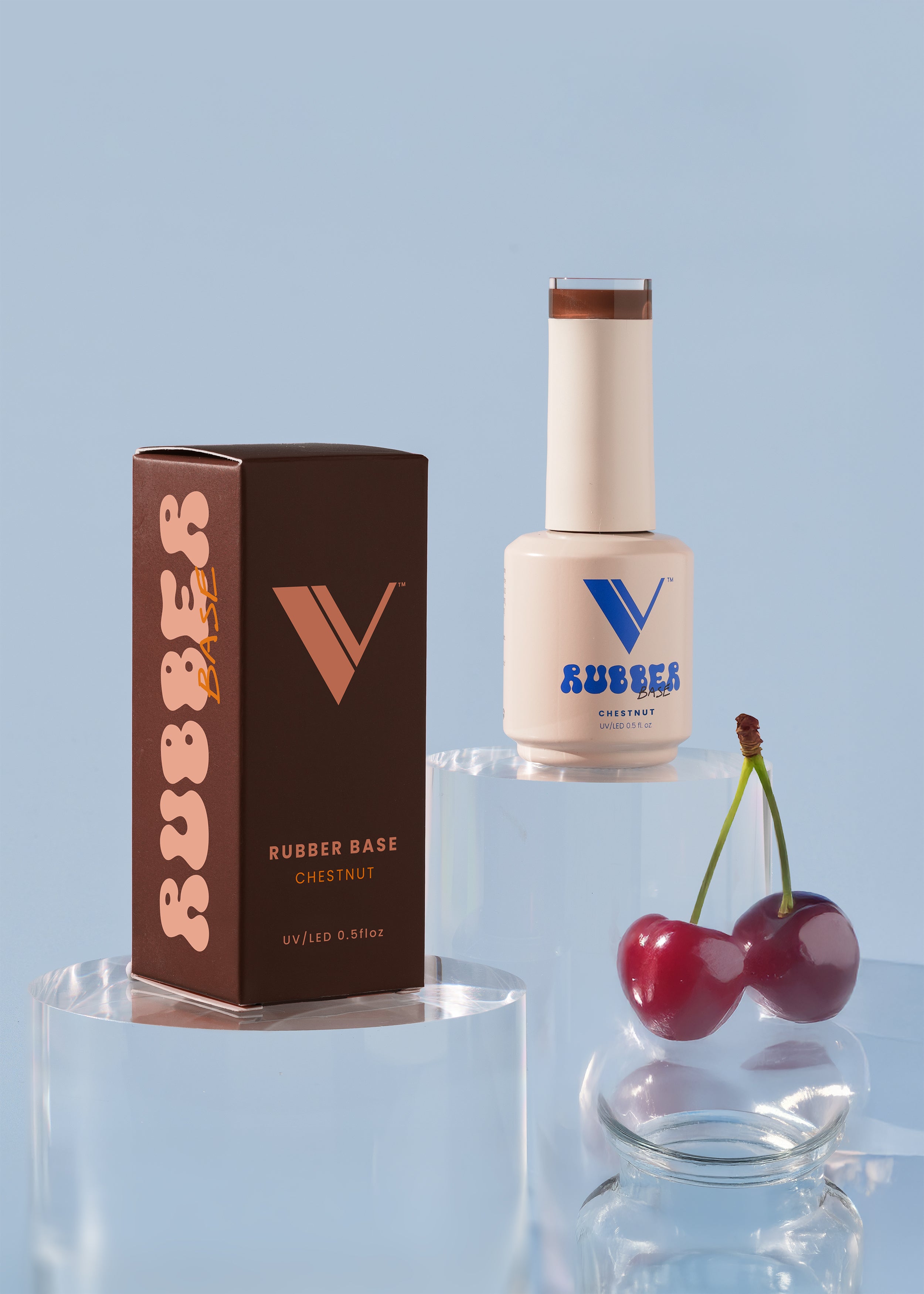 V Beauty Pure Rubber Base Gel - 24 Colors - #13 - Chestnut