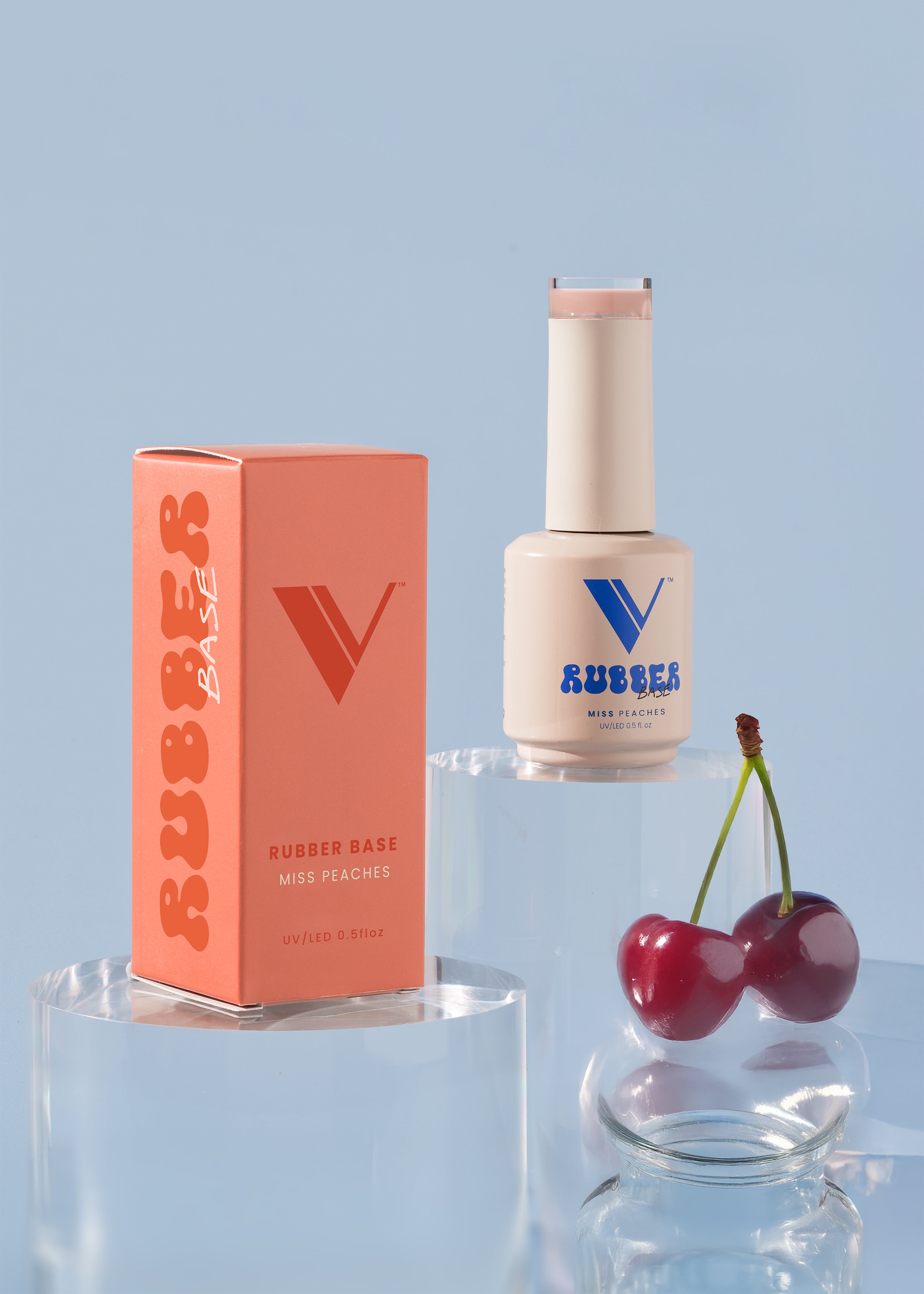V Beauty Pure Rubber Base Gel - 24 Colors - #14 - Miss Peaches