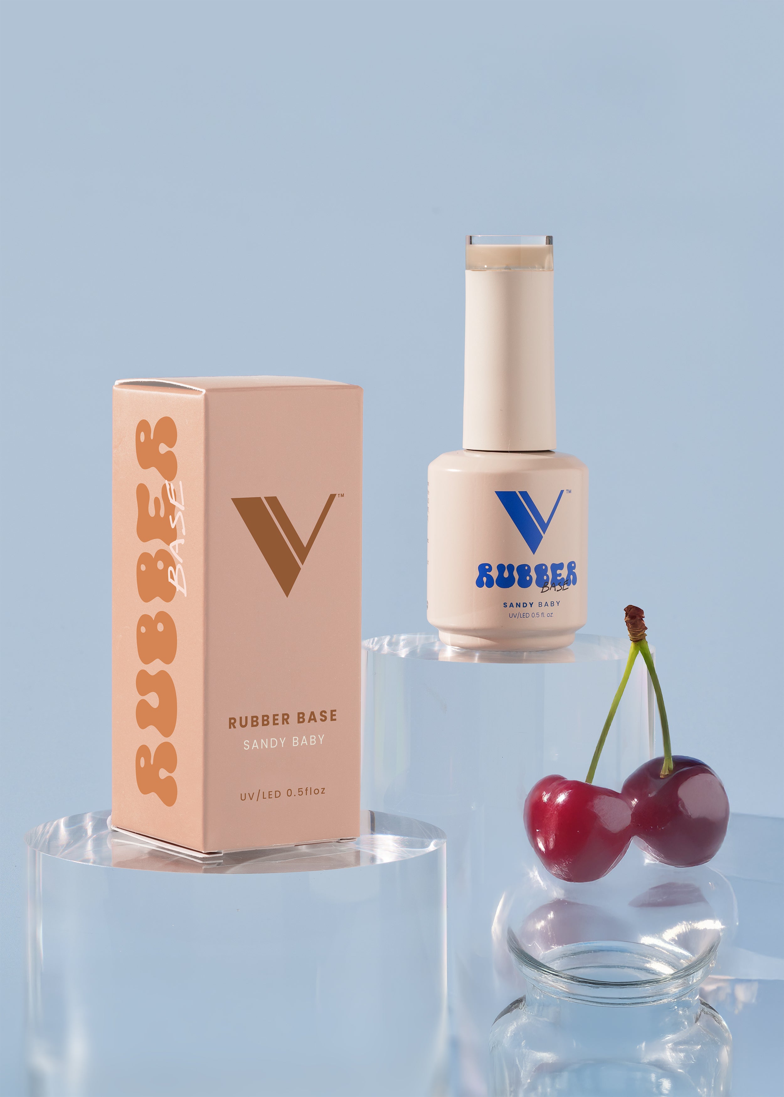 V Beauty Pure Rubber Base Gel - 24 Colors - #15 - Sandy Baby