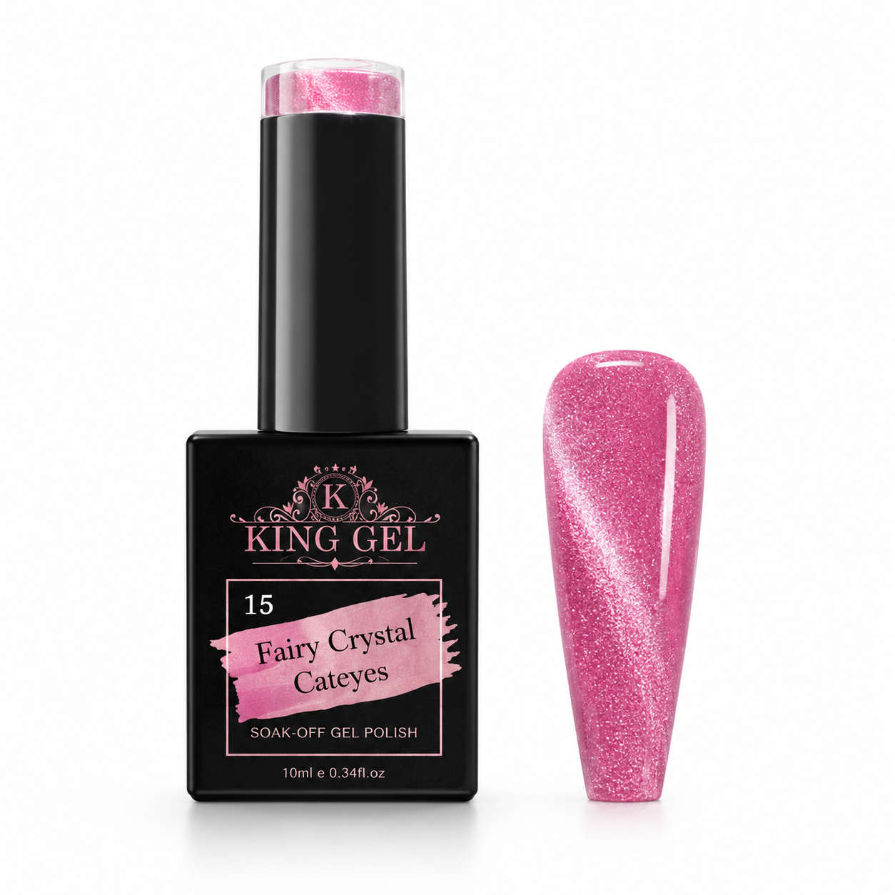 24 colors Fairy Crystal Cateyes Collection - KingGel Brand