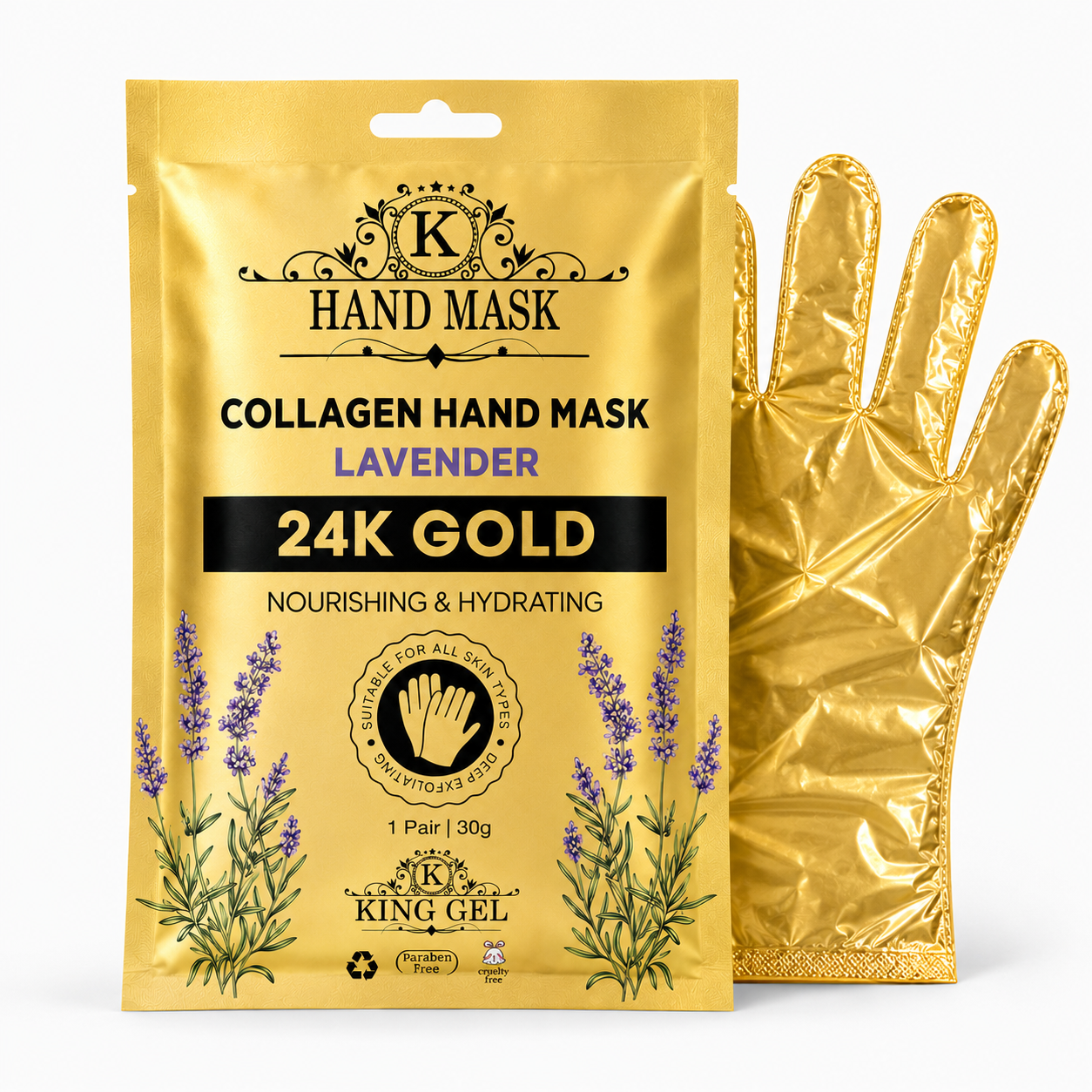 Collagen Socks / Collagen Gloves (Golden)