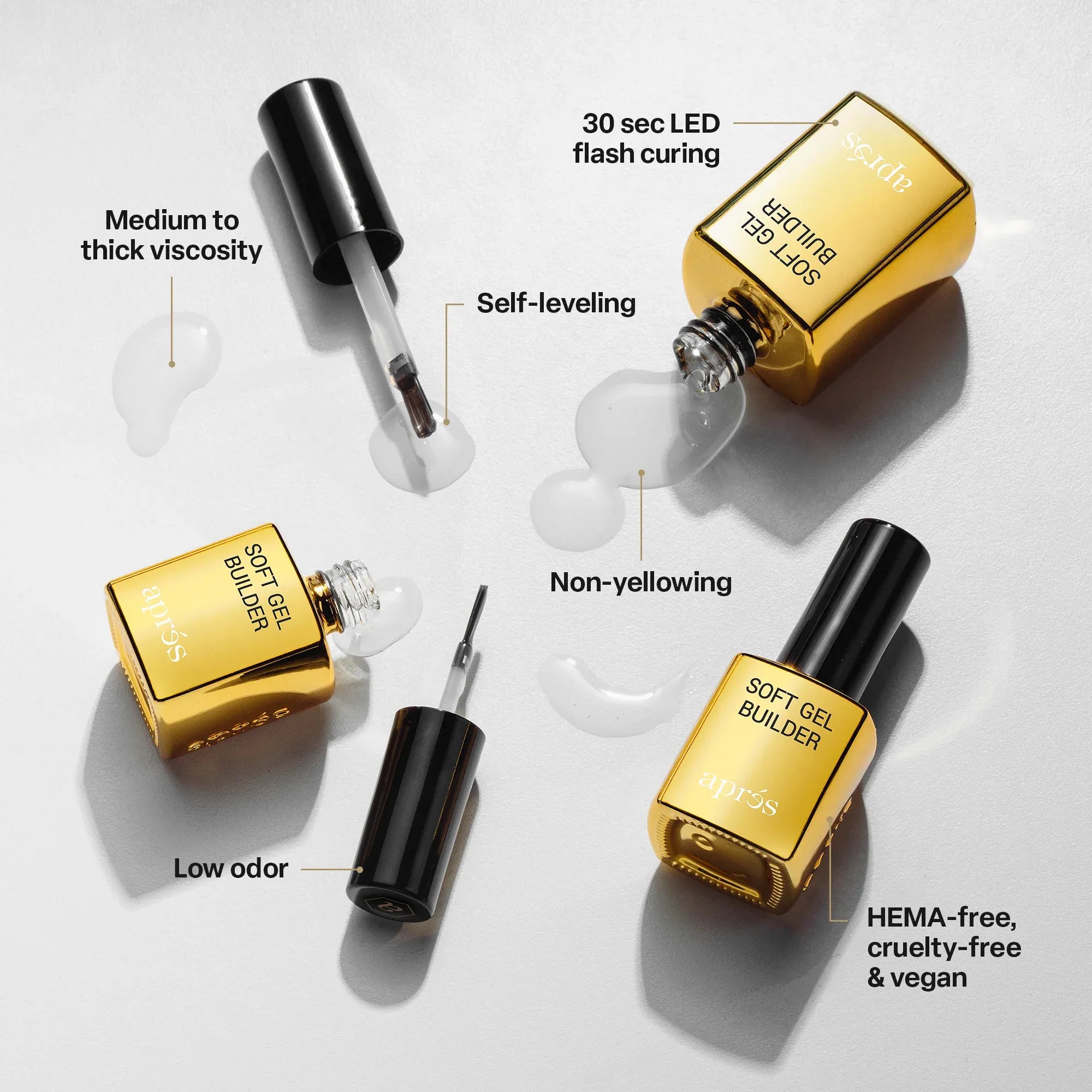 Apres Soft Gel Builder Bottle Edition (HEMA-Free)