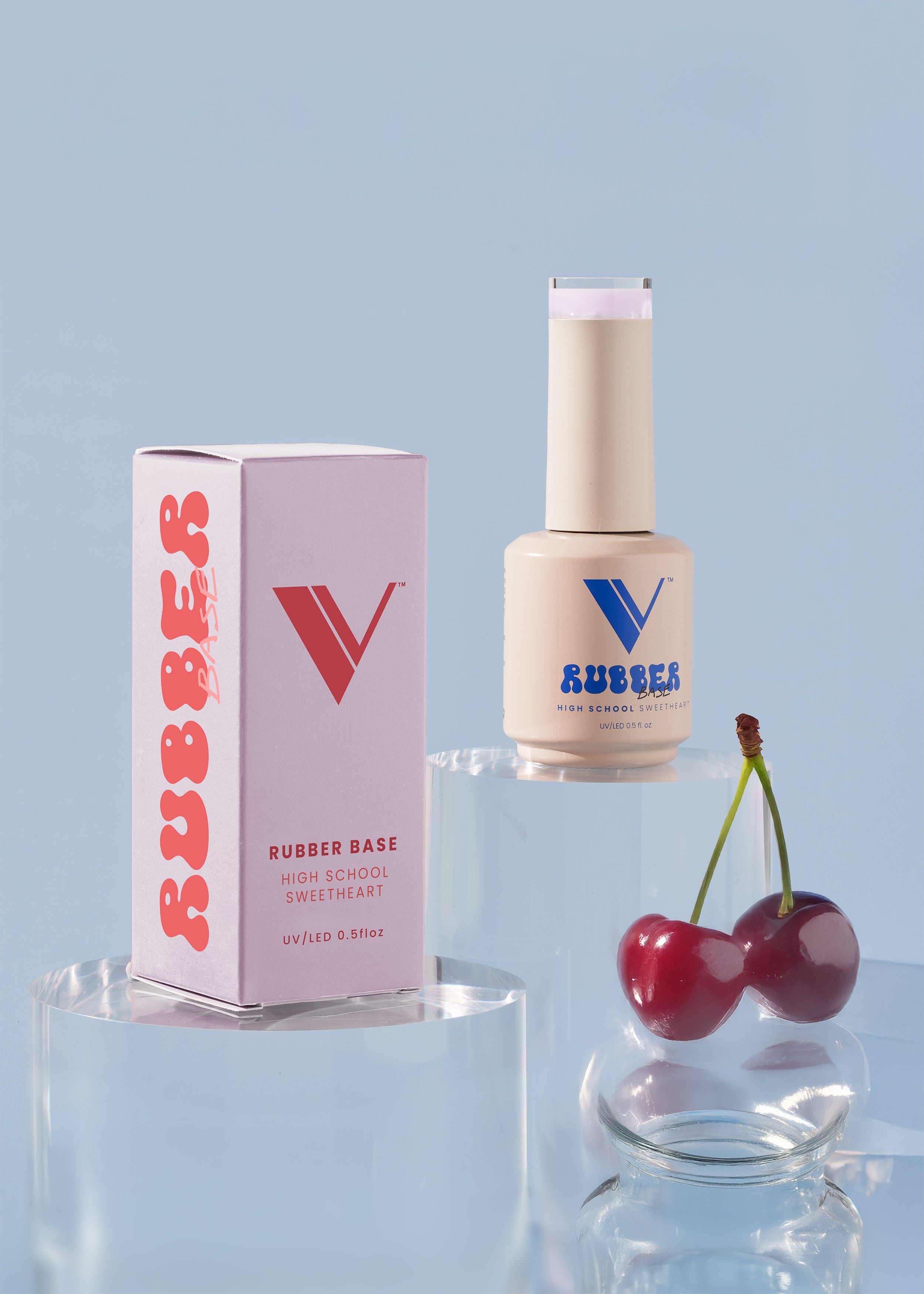 V Beauty Pure Rubber Base Gel - 24 Colors - #16 - HS Sweetheart