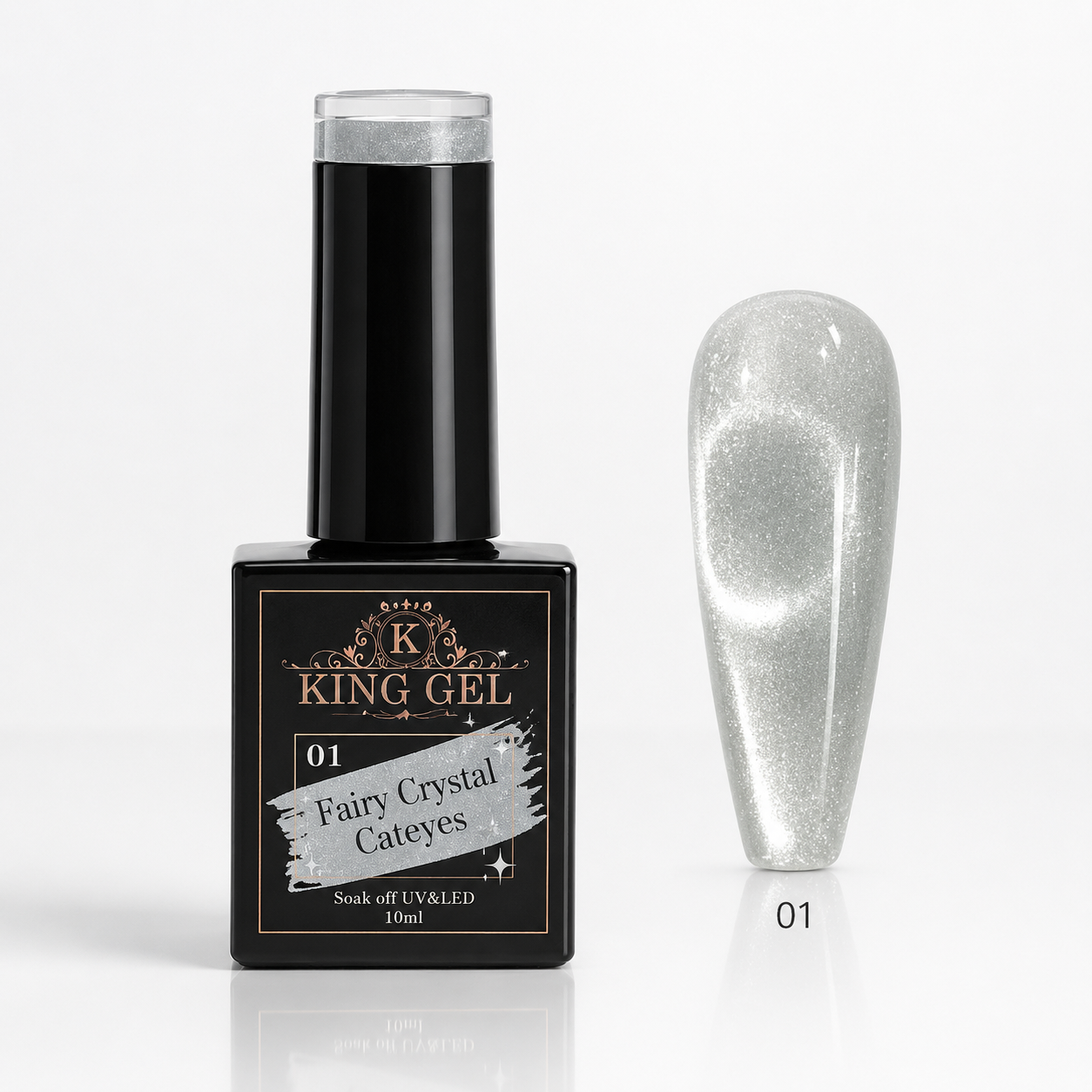 24 colors Fairy Crystal Cateyes Collection - KingGel Brand