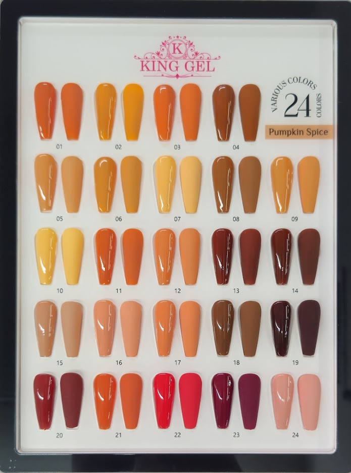 24 colors Pumpkin Spice Collection - KingGel