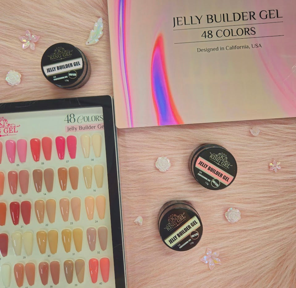 48 colors Jelly Builder Gel Collection - KingGel