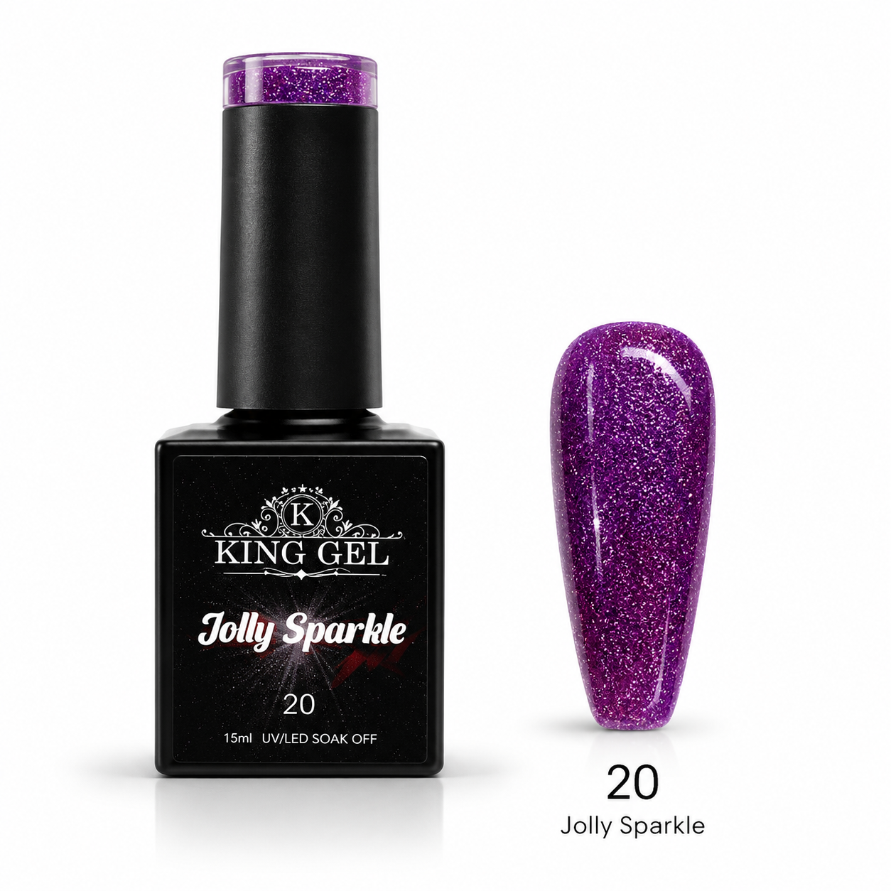 48 colors Jolly Sparkle Collection - KingGel