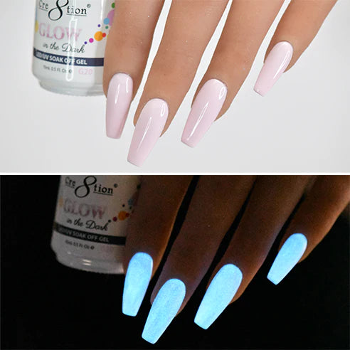 Cre8tion Glow in the Dark Soak Off Gel G01 - G24