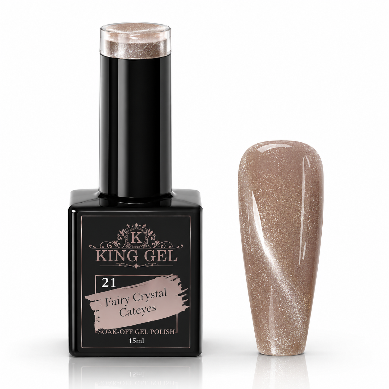 24 colors Fairy Crystal Cateyes Collection - KingGel Brand