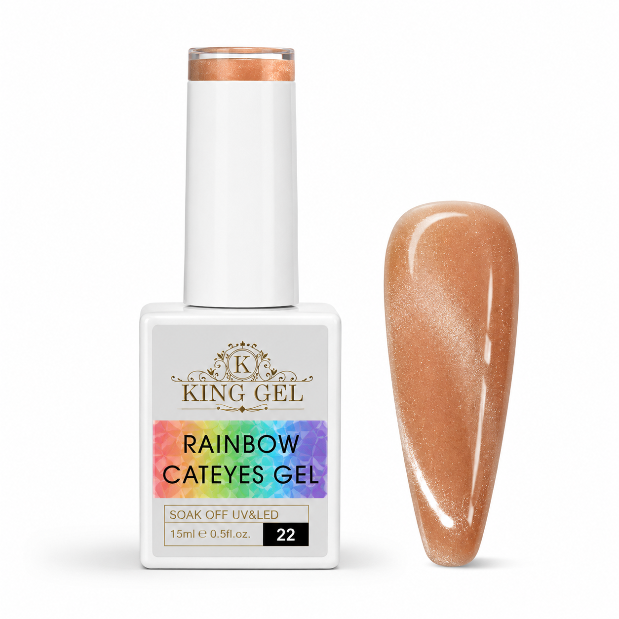 48 colors Rainbow Cateyes Collection - KingGel