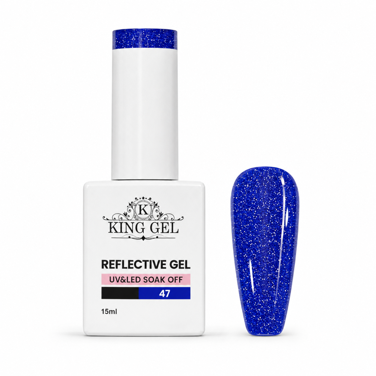 60 colors Reflective gel Collection - KingGel Brand