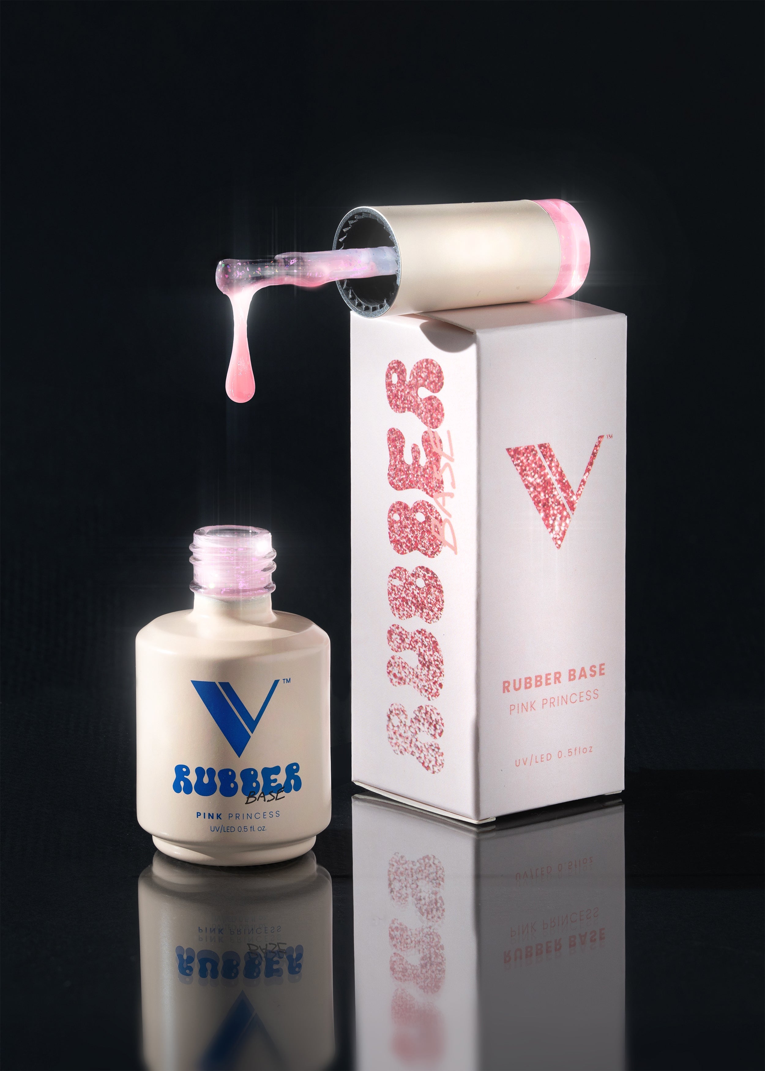 V Beauty Pure Rubber Base Gel - 24 Colors - #24 - Pink Princess