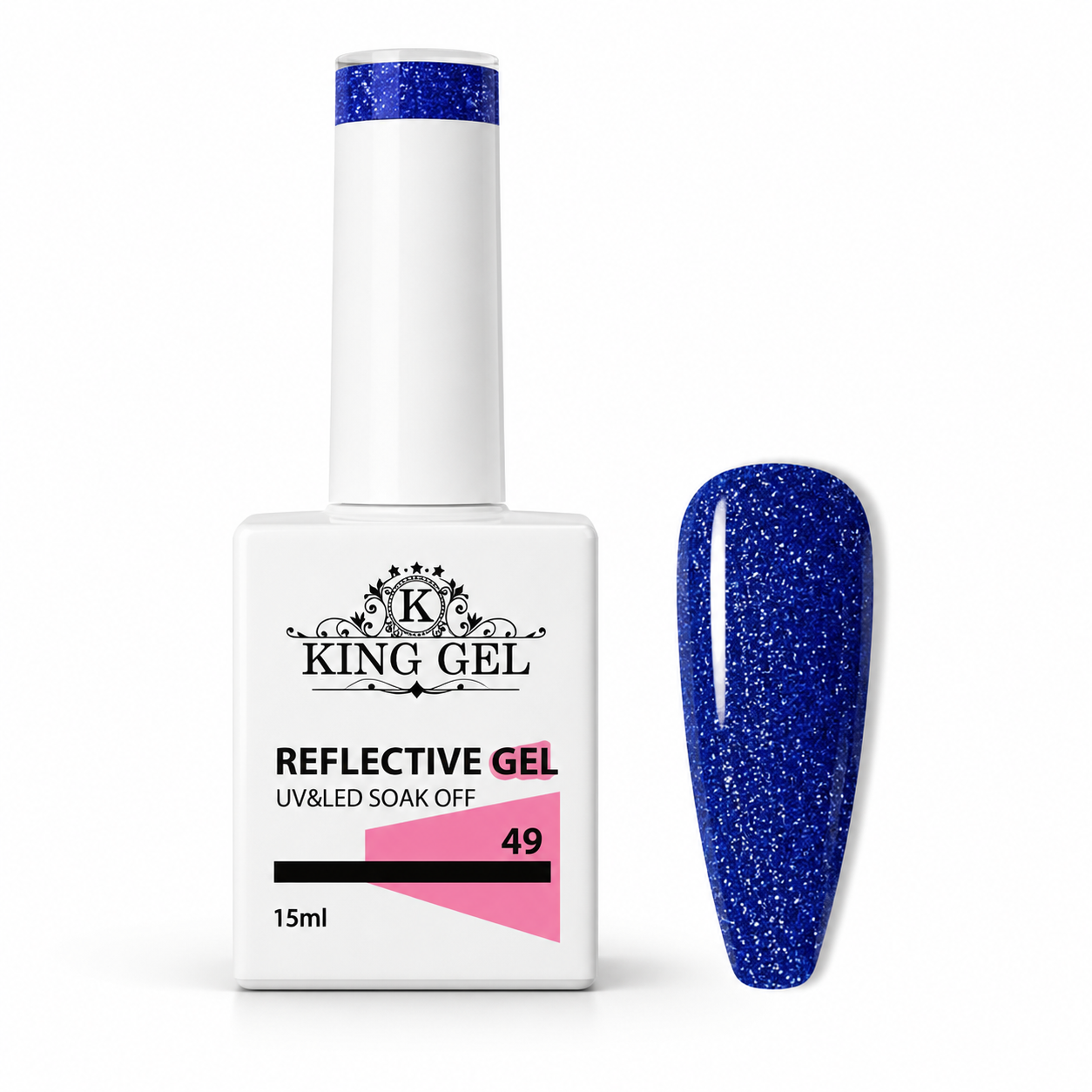 60 colors Reflective gel Collection - KingGel Brand