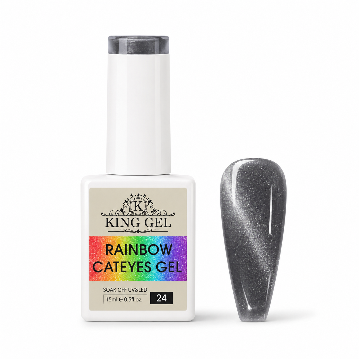 48 colors Rainbow Cateyes Collection - KingGel