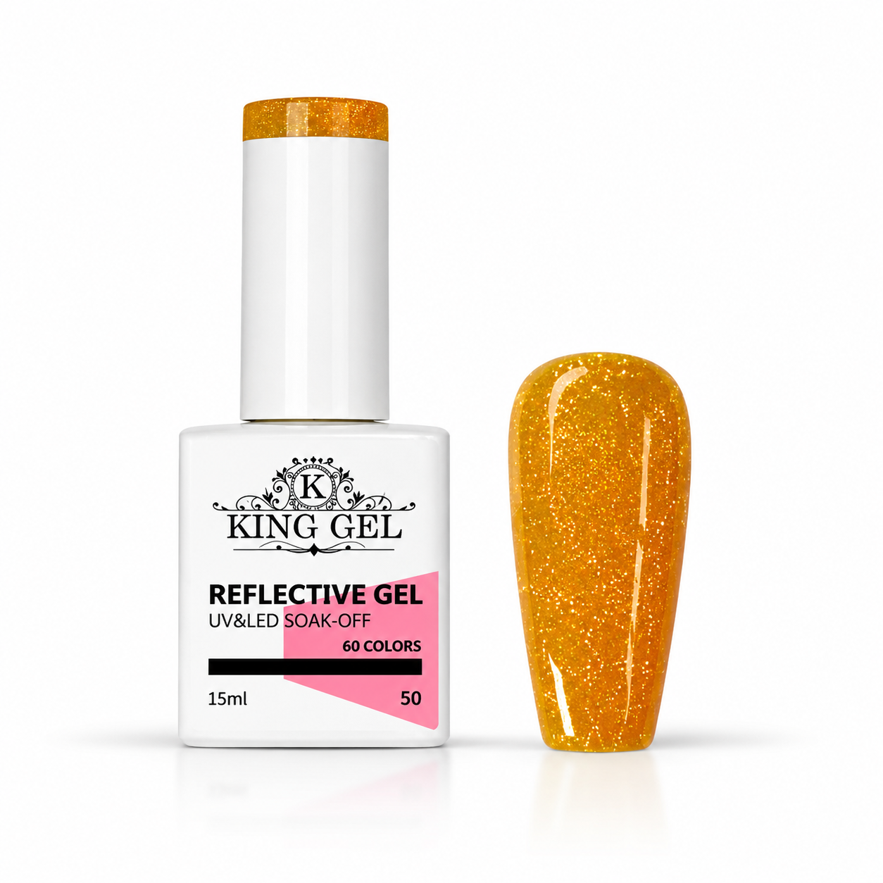 60 colors Reflective gel Collection - KingGel Brand