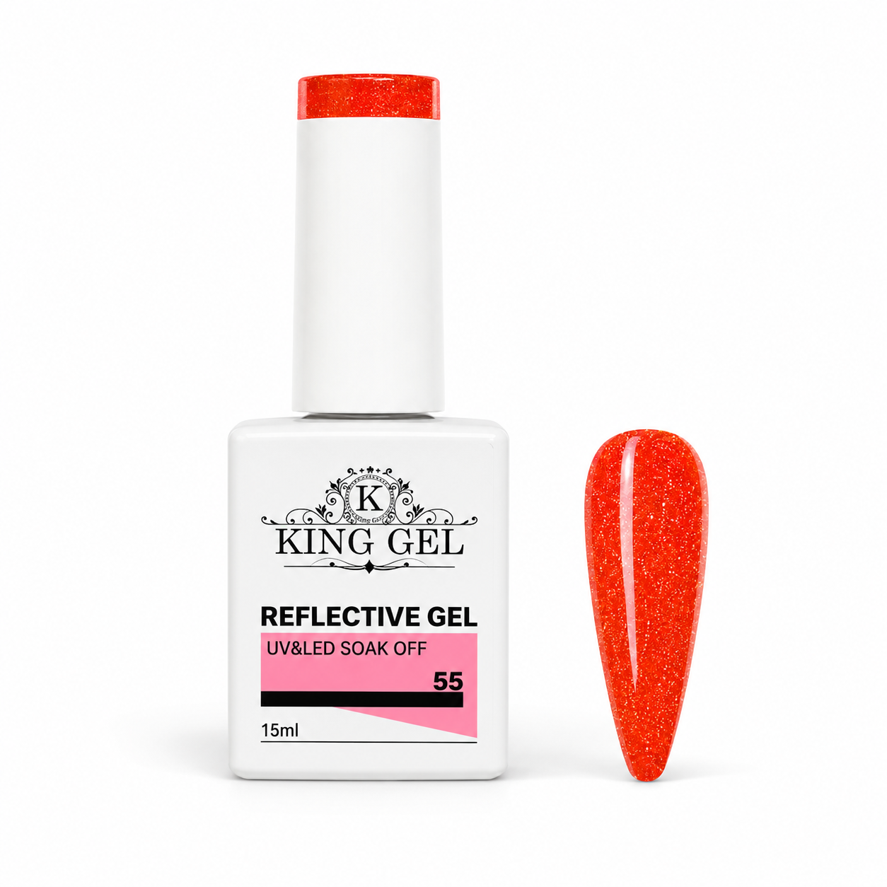 60 colors Reflective gel Collection - KingGel Brand