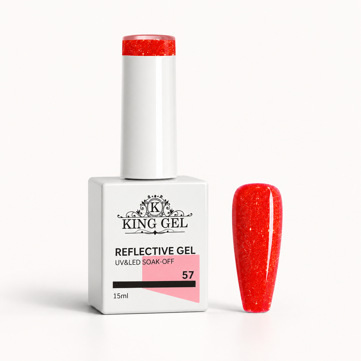 60 colors Reflective gel Collection - KingGel Brand