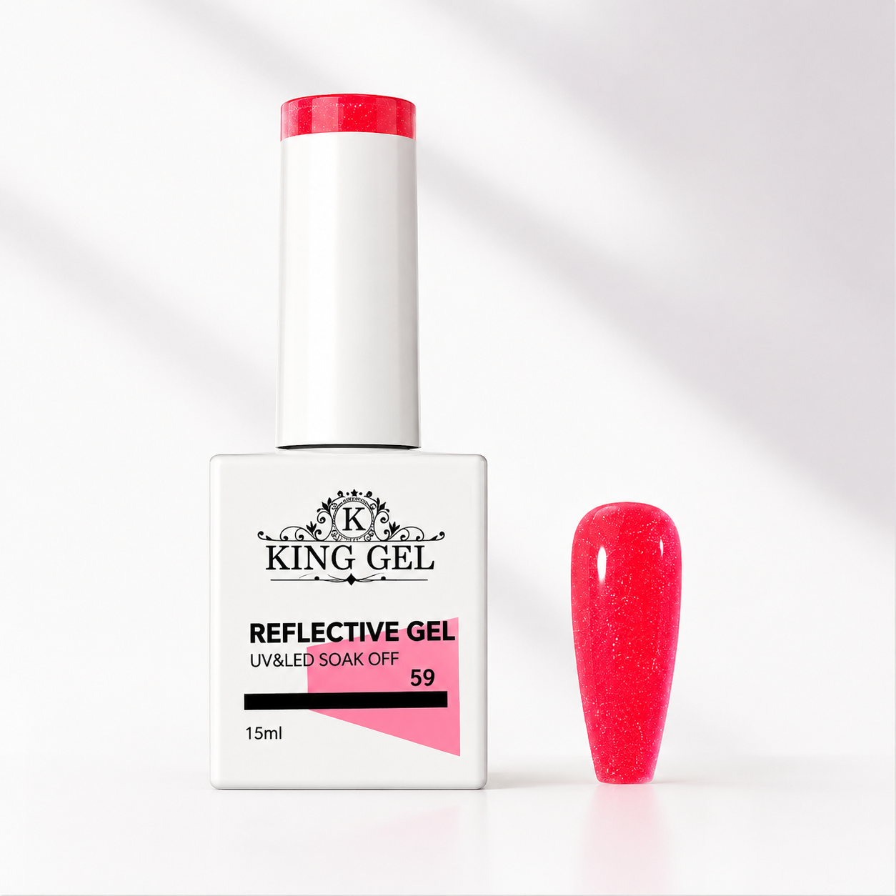 60 colors Reflective gel Collection - KingGel Brand