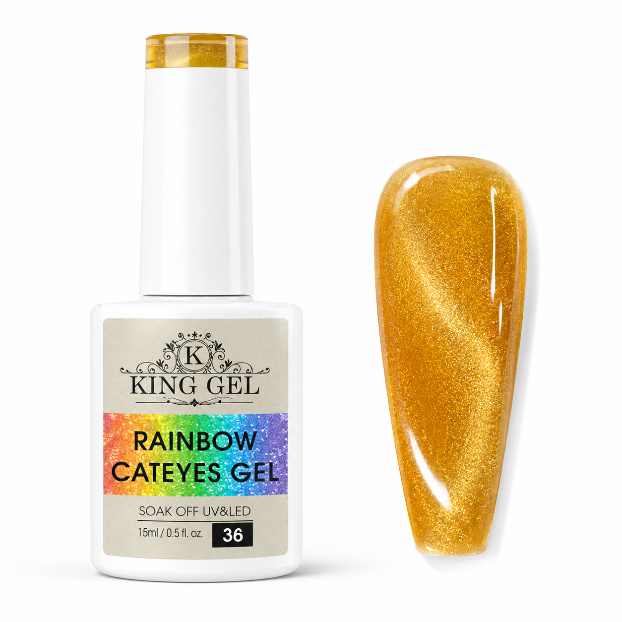 48 colors Rainbow Cateyes Collection - KingGel