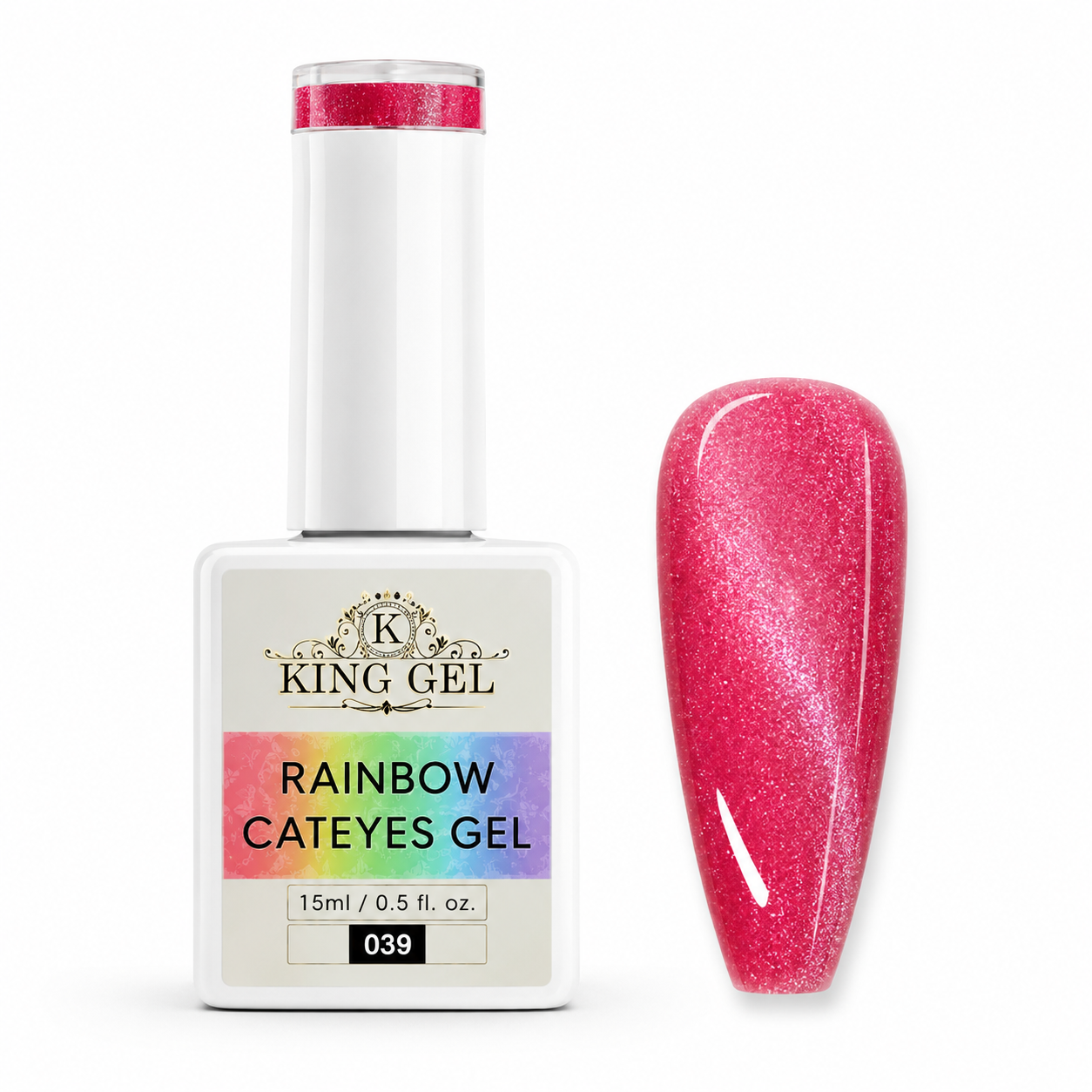 48 colors Rainbow Cateyes Collection - KingGel