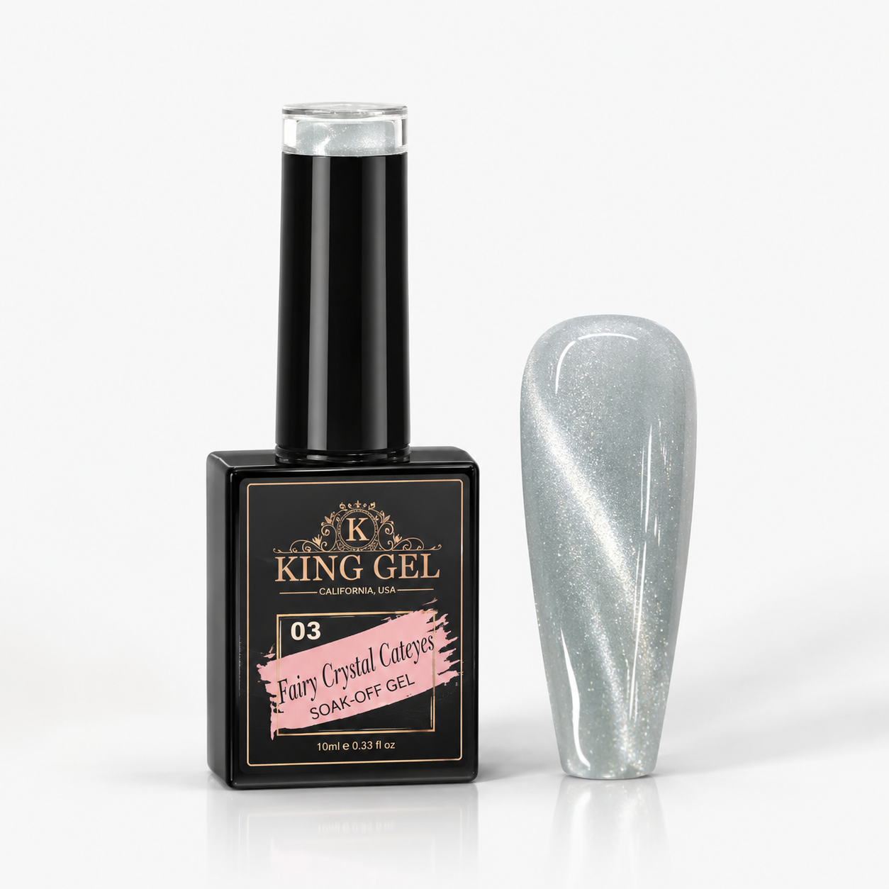 24 colors Fairy Crystal Cateyes Collection - KingGel Brand